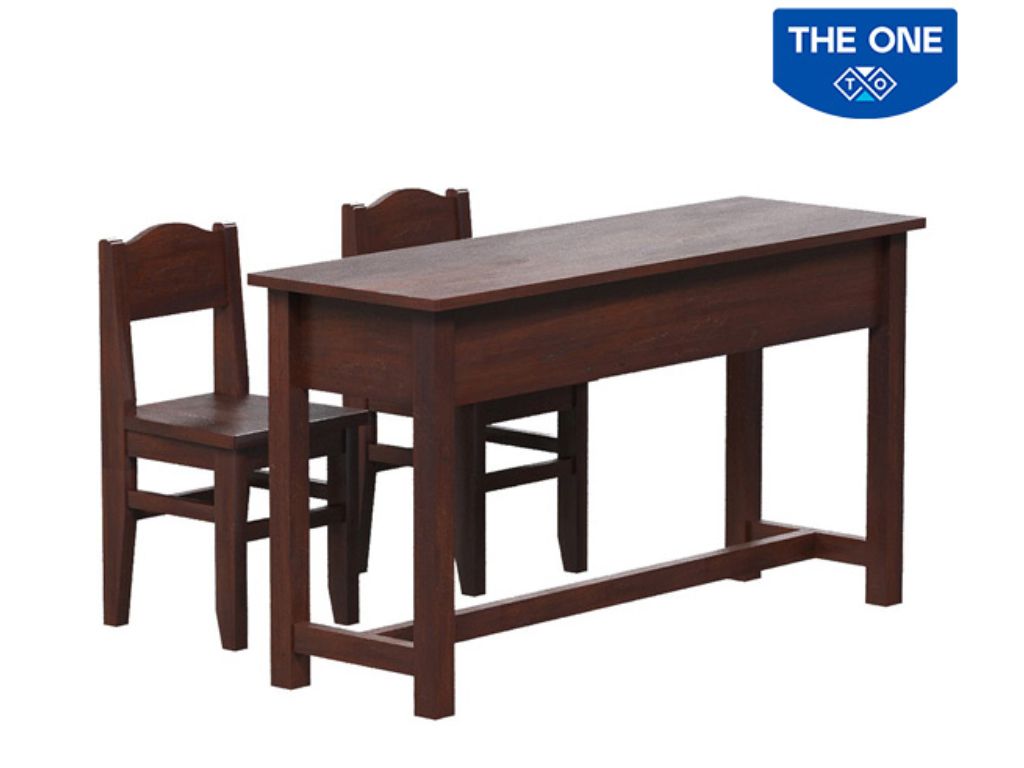 Bàn Ghế Học Sinh Gỗ Tự Nhiên